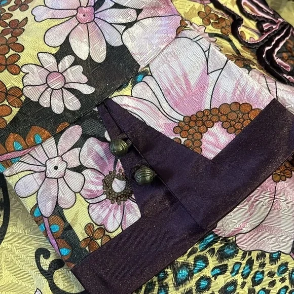 Active Seller! Weike Si Floral Kimono Top XXXL Plus Costume - Picture 5 of 10